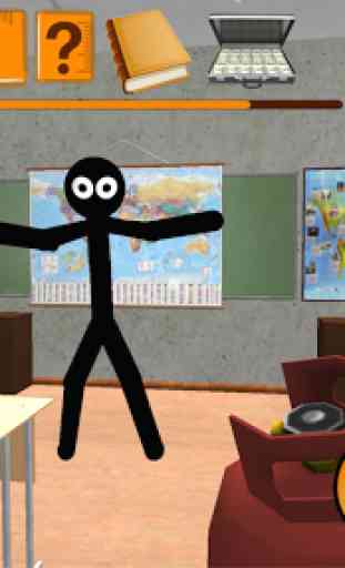 Stickman Teacher. Neighbor School Escape 3D 3