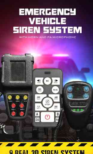 Système de sirène de véhicule d'urgence PRANK GAME 4