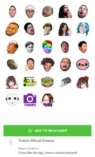 Twitch Emotes for WhatsApp 1