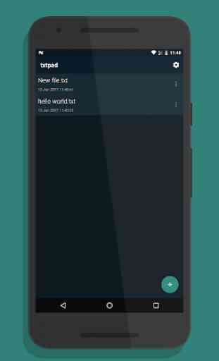 txtpad — Notepad for Android, Create txt files  1