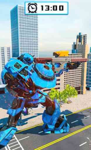 US Police Robot dragon Transform: Robot Wars Jeu 3