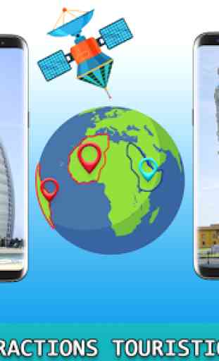 Vivre Terre Carte 2020 -Satellite & rue Vue App 3