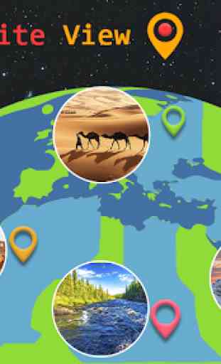 Vivre Terre Carte 2020 -Satellite & rue Vue App 4