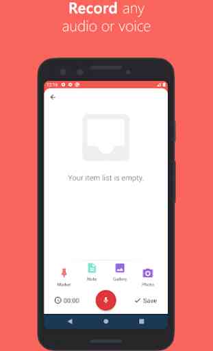 Voice Recorder with Photos and Notes by Canomapp 1