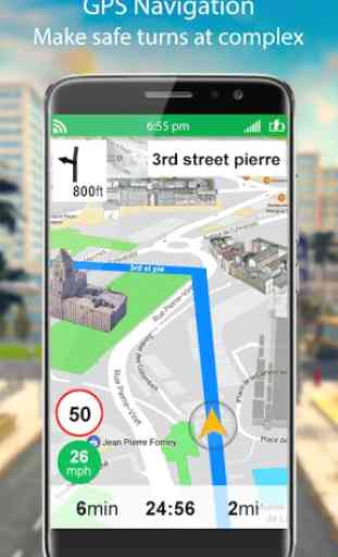 vue sur la rue en direct, navigation GPS et cartes 3