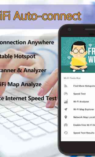 WiFi gratuit Connexion Test de vitesse Internet 1