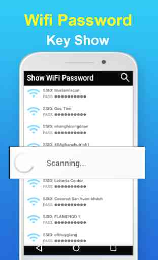 wifi password key show : wifi analyzer 2