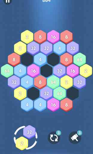 2048 Hexagon Block Puzzle 2