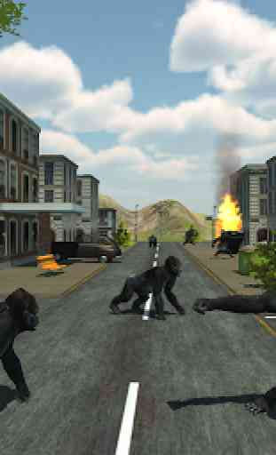 Angry Gorilla City Attack Mission 1