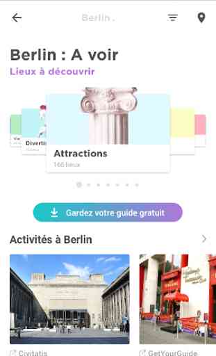 Berlin Guide de voyage avec cartes 2