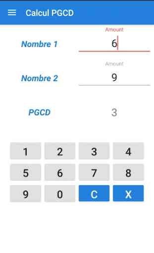 Calcul de PGCD - Plus grand commun diviseur 1