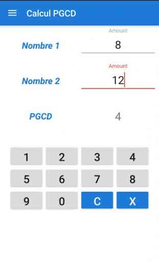 Calcul de PGCD - Plus grand commun diviseur 2