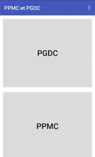 Calculatrice PPMC et PGDC 1