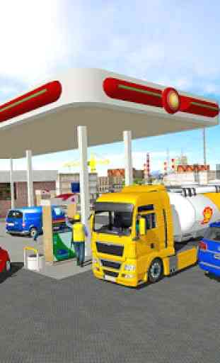Camion de carburant pour chauffeur de pétrolier de 3