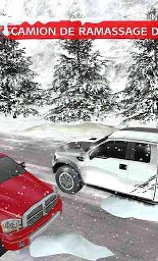 Camion ramassage neige d'hiver: Gigantic Cold 3D 2