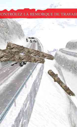 Camion ramassage neige d'hiver: Gigantic Cold 3D 3