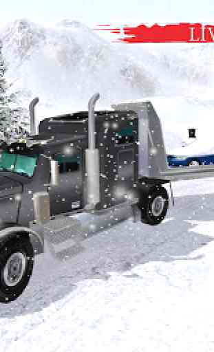 Camion ramassage neige d'hiver: Gigantic Cold 3D 4