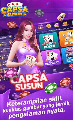 Capsa Susun Online:Poker Free 1
