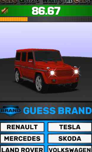 Cars Quiz 3D 1