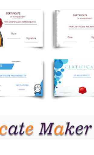 Certificate Maker editor creater app 2