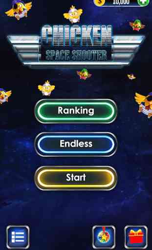 Chicken Shooter: Space shooting 3