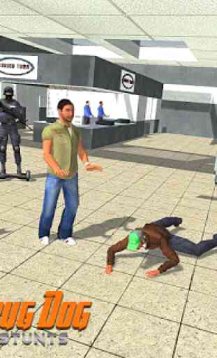 Chien de drogue d'aéroport:Stunt police Hoverboard 2