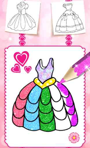 Coloration et dessin de robe pour les enfants 3