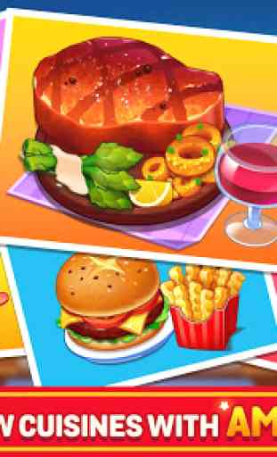 Cooking Dream: Crazy Chef Restaurant cooking games 2