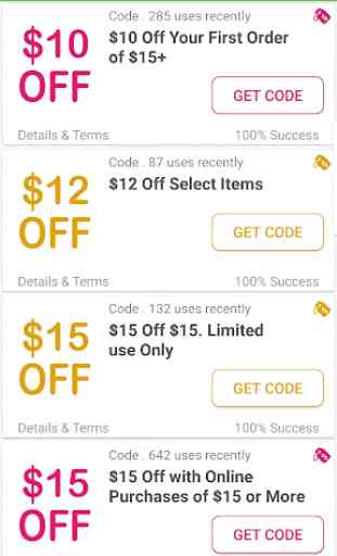Coupons Discount : Offres & Groupons 102% 2