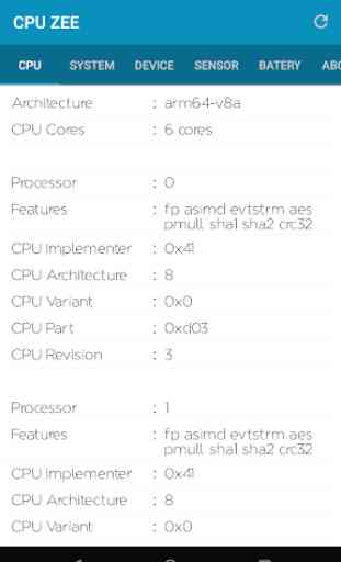 CPU-Z: Informations sur le périphérique 2