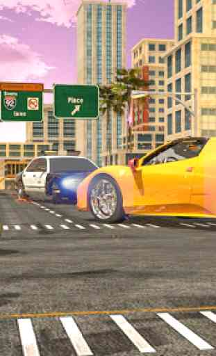 Crime Cars Mafia Street Driver War: Gangster Games 3