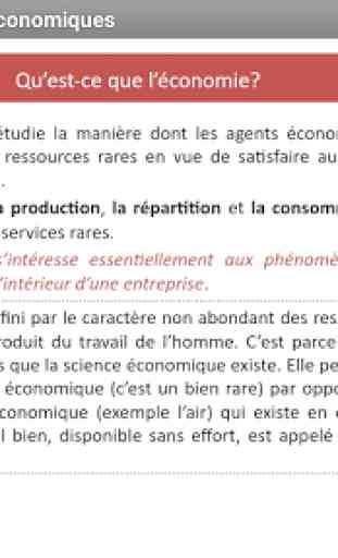 Economie Générale - Sciences économiques (Cours) 4