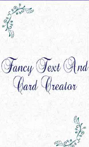 Fancy Text And Card Creator 1