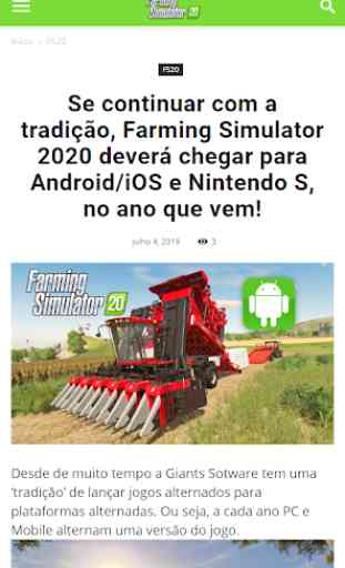 Farming Simulator 2020 (FS20) - News 3