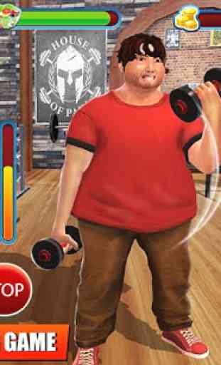 Fatboy gym workout: jeux de fitness de musculation 3