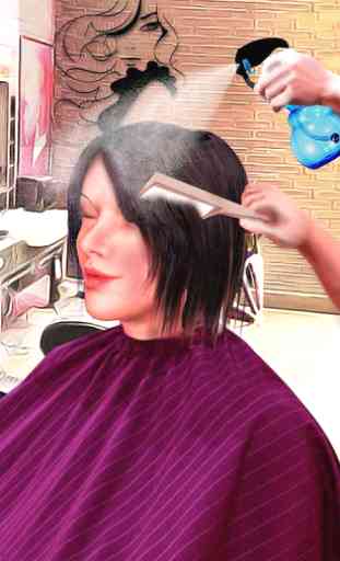 Fille coupe cheveux salon coiffure & coiffure jeux 1