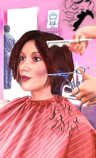 Fille coupe cheveux salon coiffure & coiffure jeux 2