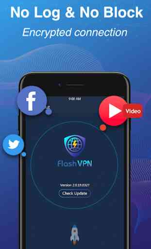 Flash VPN - VPN gratuit, sécurisé et rapide 3