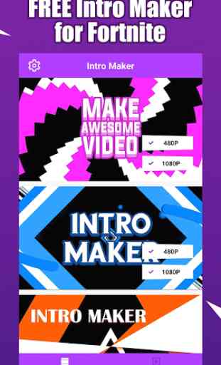 Fort Intro Maker pour YouTube - Intro Fortnite 1