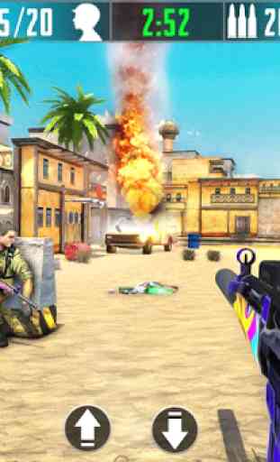 fps contre attaque - jeux de tir terroriste 3