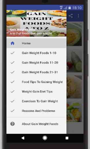 GAIN WEIGHT FOODS - A TO Z OF WEIGHT GAINING FOODS 1