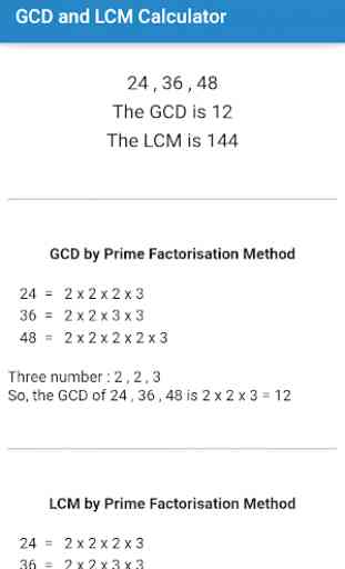 GCD and LCM Calculator + How to find 2