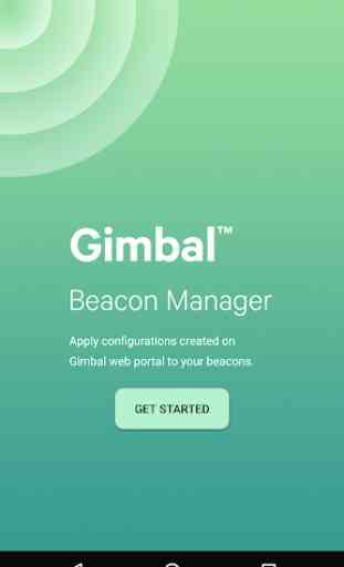 Gimbal Beacon Manager 1