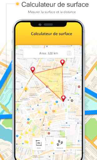 GPS Emplacement Carte Chercheur Zone Calculatrice 2