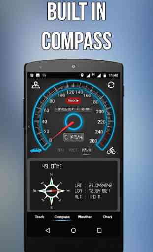 GPS Speedometer, HUD ADS Free 1