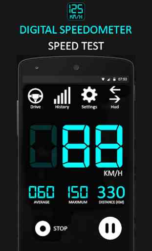 GPS Speedometer hud speedometer gratuitement 4