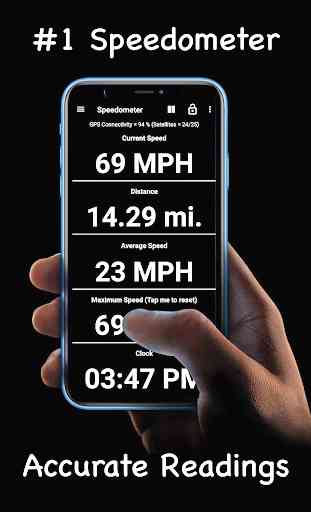 GPS Speedometer, Odometer, Pedometer Mileage track 1