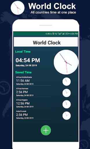 horloge mondiale fuseau horaire de tous les pays 1