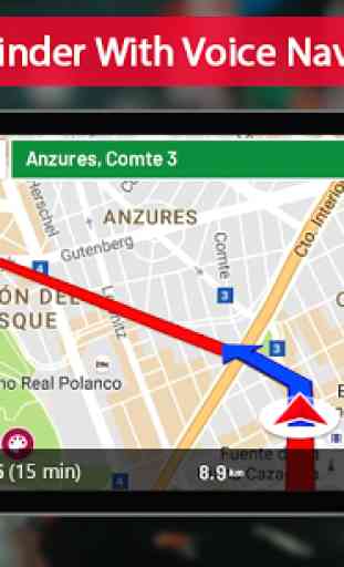 Hors ligne Plans avec rue Vue : GPS Route Traqueur 3