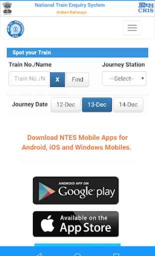 IndianRail Enquiry - PNR Status, Live Train Status 3